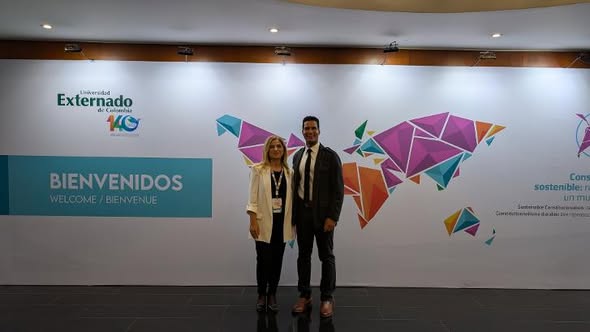 Prof. Marieta Safta la Universidad Externado de Colombia, gazda Congresului